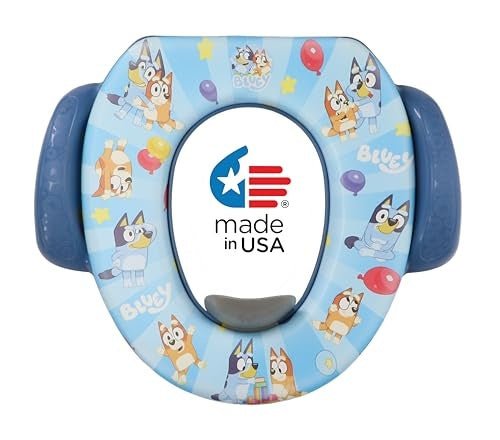 Bluey Soft Cushion Potty Training Toilet Seat (Bluey) - Kidsy