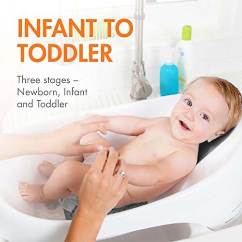 Boon Soak 3 - Stage Baby Bathtub (White) - Kidsy
