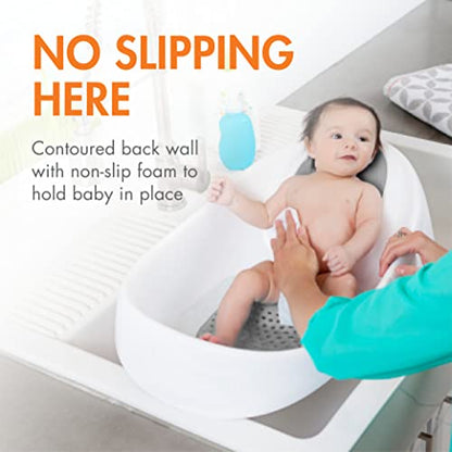 Boon Soak 3 - Stage Baby Bathtub (White) - Kidsy