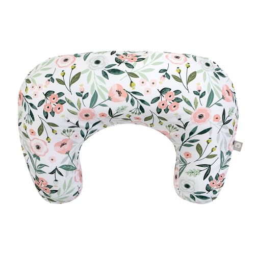 Boppy Larger Nursing Pillow (Pink Garden Flowers) - Kidsy