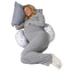 Boppy Side Sleeper Pregnancy Pillow (Gray Falling Leaves) - Kidsy
