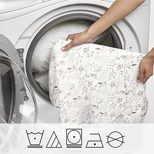 Boppy Total Body Pregnancy Pillow (Gray Scattered Leaves) - Kidsy