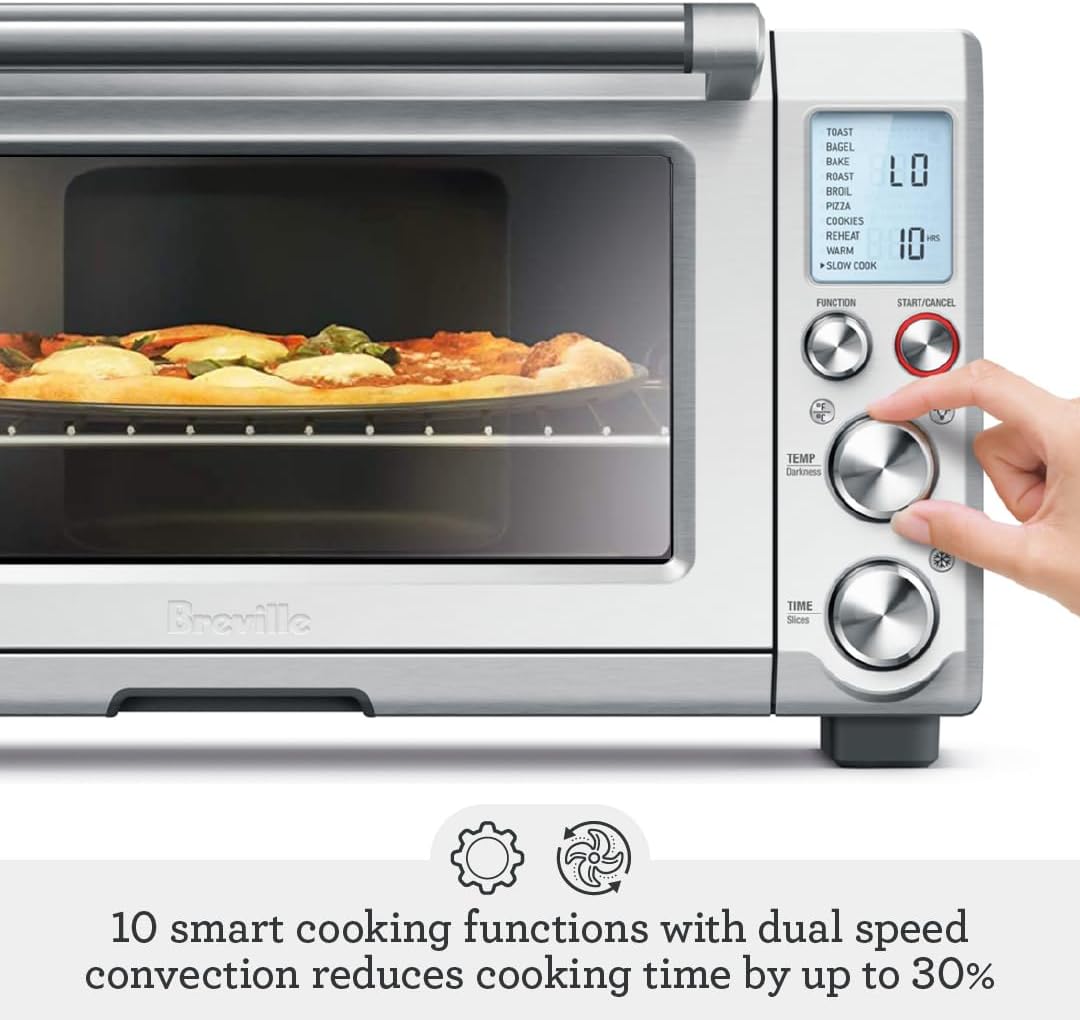 Breville Smart Oven Pro Countertop Oven, Brushed Stainless Steel - Kidsy