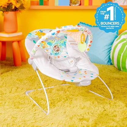 Bright Starts Baby Bouncer (Safari Fun) - Kidsy