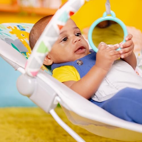 Bright Starts Baby Bouncer (Safari Fun) - Kidsy