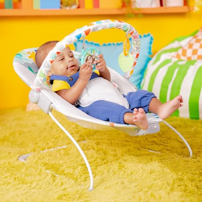 Bright Starts Baby Bouncer (Safari Fun) - Kidsy