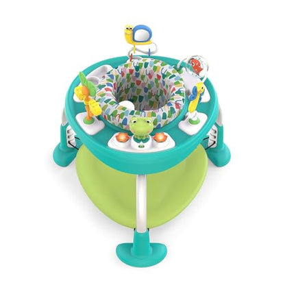 Bright Starts Bounce Bounce Baby 2 - in - 1 Activity Center Jumper & Table (Green) - Kidsy