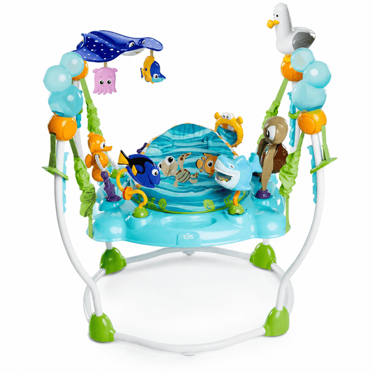 Bright Starts Disney Baby Finding Nemo Sea of Activities Activity Jumper (Blue) - Kidsy