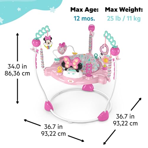 Bright Starts Disney Baby Minnie Mouse Forever Besties Baby Activity Center Jumper - Kidsy