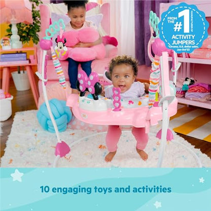 Bright Starts Disney Baby Minnie Mouse Forever Besties Baby Activity Center Jumper - Kidsy