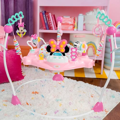 Bright Starts Disney Baby Minnie Mouse Forever Besties Baby Activity Center Jumper - Kidsy