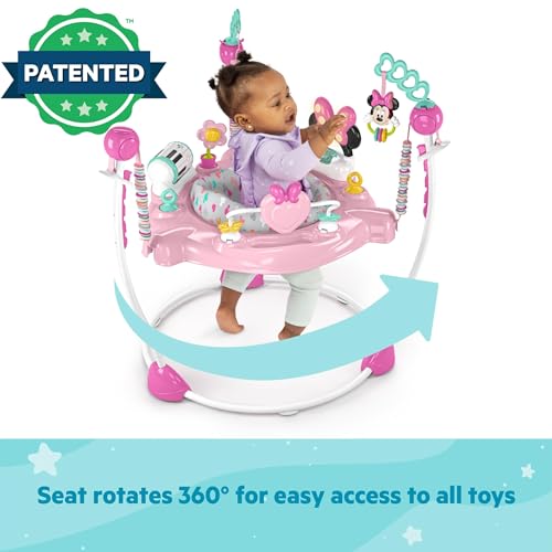 Bright Starts Disney Baby Minnie Mouse Forever Besties Baby Activity Center Jumper - Kidsy