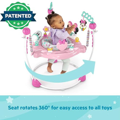 Bright Starts Disney Baby Minnie Mouse Forever Besties Baby Activity Center Jumper - Kidsy
