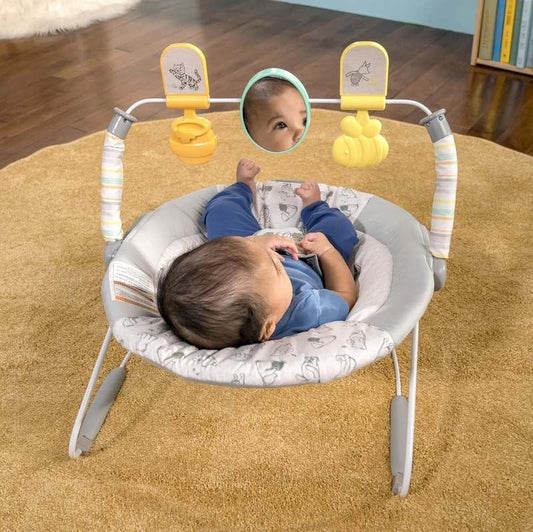 Bright Starts Disney Baby Winnie The Pooh Classic Pals Vibrating Baby Bouncer Seat - Kidsy
