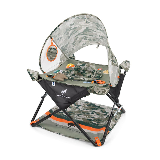 Bright Starts Ford Bronco Pop ‘N Jump Portable Baby Jumper 6–12 Months - Kidsy