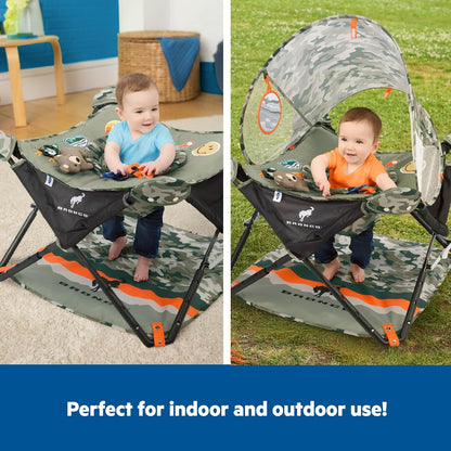 Bright Starts Ford Bronco Pop ‘N Jump Portable Baby Jumper 6–12 Months - Kidsy