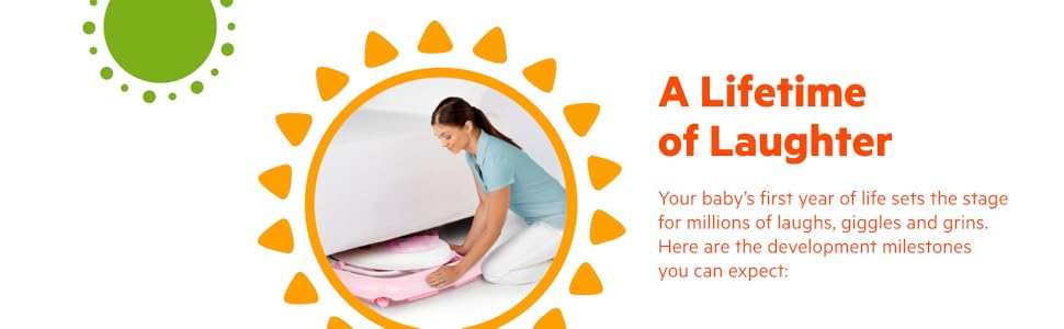 Bright Starts JuneBerry Walk - A - Bout Baby Walker (Pink) - Kidsy