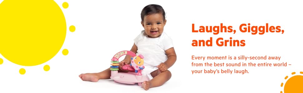 Bright Starts JuneBerry Walk - A - Bout Baby Walker (Pink) - Kidsy