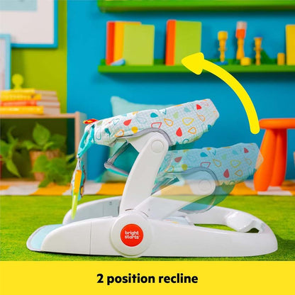 Bright Starts Learn - to - Sit 2 - Position Baby Floor Seat (Wild Wiggles) - Kidsy