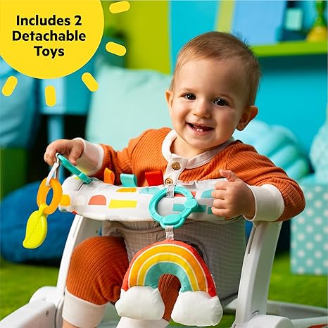 Bright Starts Learn - to - Sit Floor Seat (Playful Paradise) - Kidsy