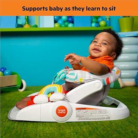 Bright Starts Learn - to - Sit Floor Seat (Playful Paradise) - Kidsy
