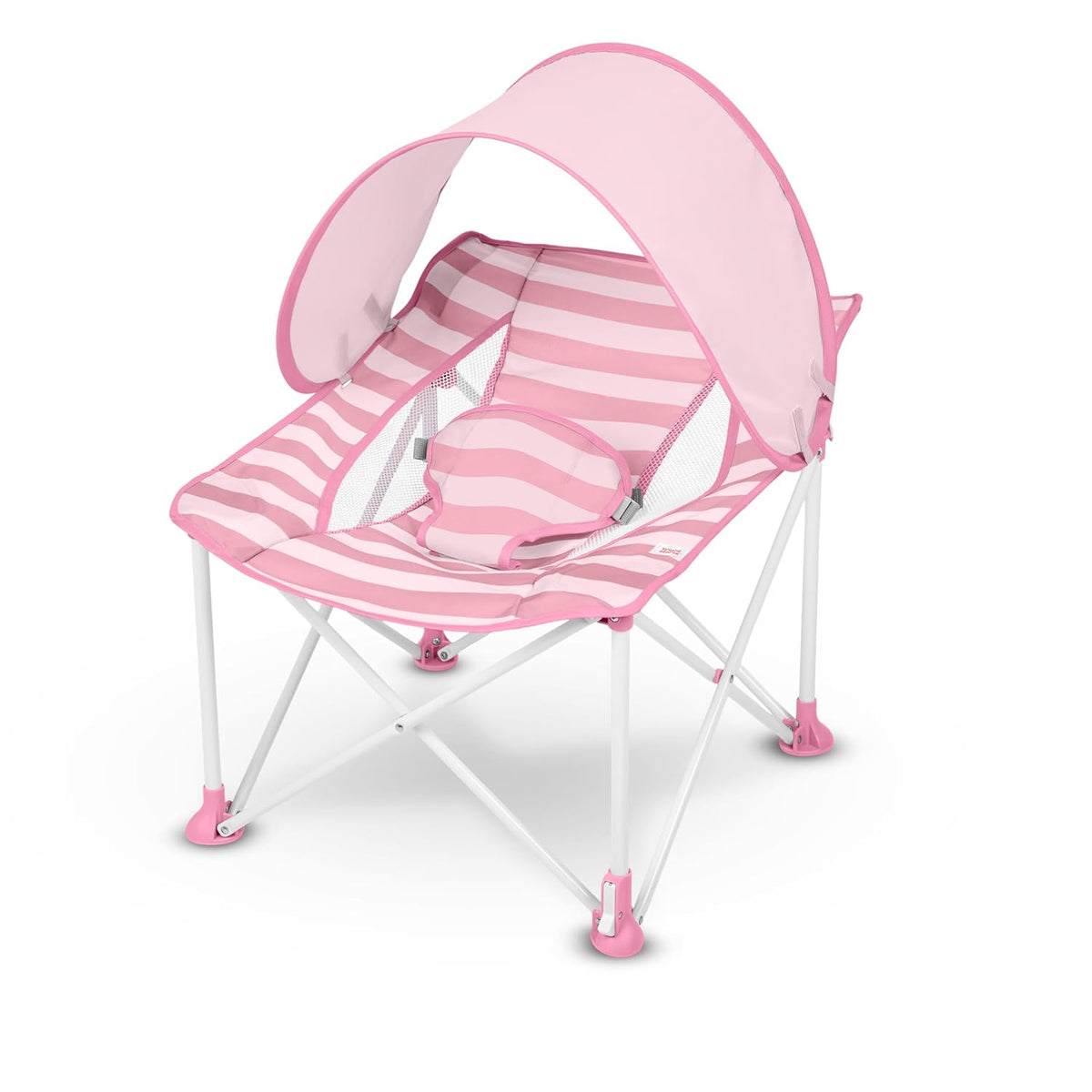 Bright Starts Pop 'N Chill Baby Travel Chair (Pink) - Kidsy