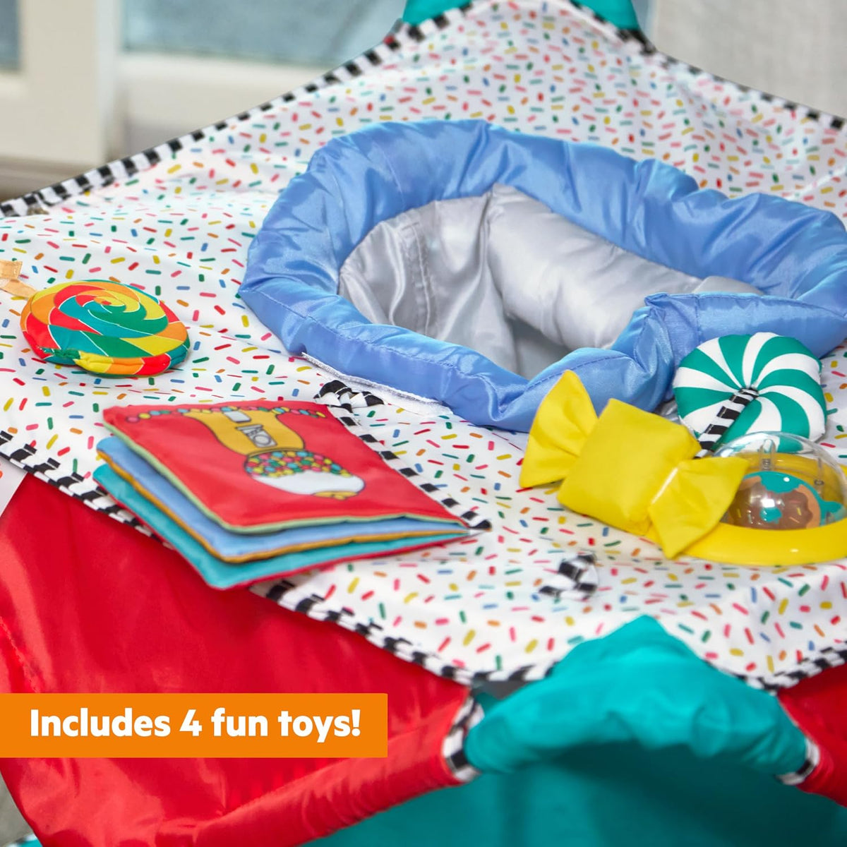 Bright Starts Pop 'N Jump Activity Jumper (Sweet Treats) - Kidsy