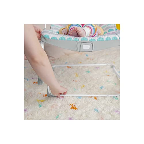Bright Starts Rosy Rainbow Infant to Toddler Rocker with Vibrations - Kidsy