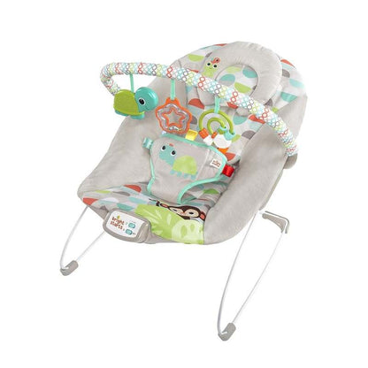 Bright Starts Soothing Vibrations Baby Bouncer (Happy Safari) - Kidsy