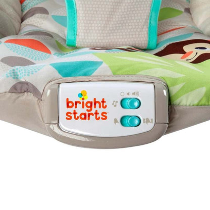 Bright Starts Soothing Vibrations Baby Bouncer (Happy Safari) - Kidsy