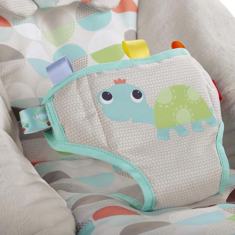 Bright Starts Soothing Vibrations Baby Bouncer (Happy Safari) - Kidsy