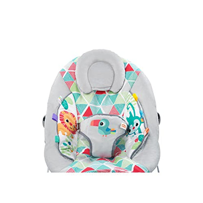 Bright Starts Soothing Vibrations Bouncer with Toy Bar (Toucan Tango) - Kidsy