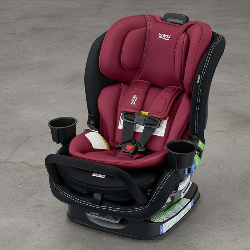 Britax Poplar S Convertible Car Seat with ClickTight (Ruby Onyx) - Kidsy