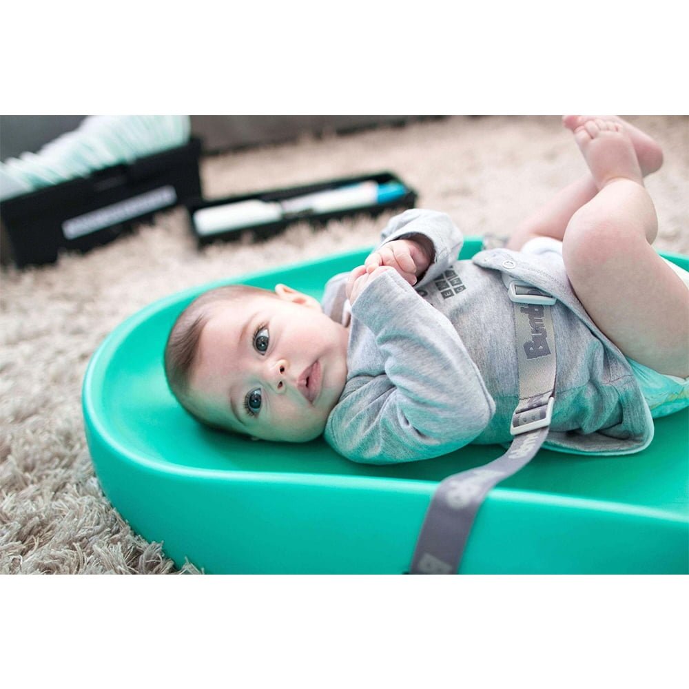 Bumbo Polyester Contoured Diaper Changing Pad (Aqua) - Kidsy