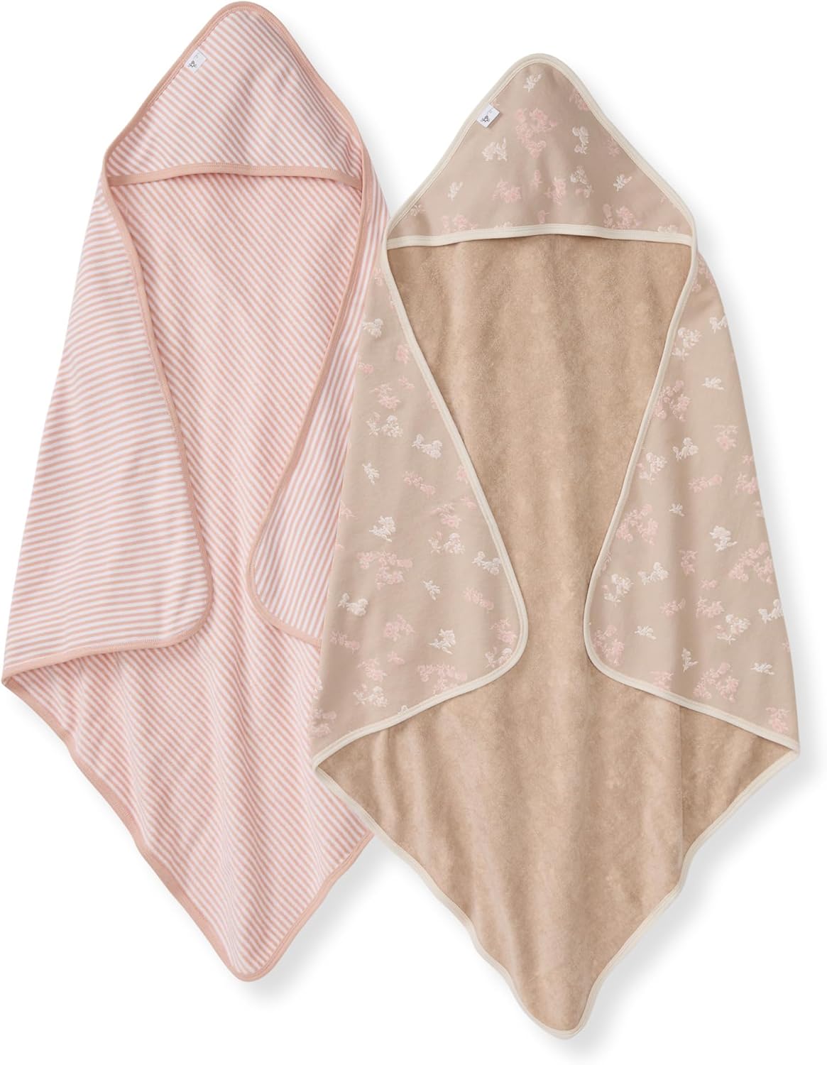 Burt's Bees Baby Infant Hooded Towels, Nursery Towel with Hood Set, 29 x 29 in - Kidsy