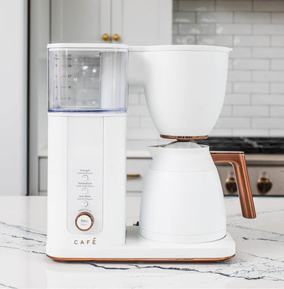 Café Specialty Drip Coffee Maker 10 - Cup Insulated Thermal Carafe WiFi Enabled (Matte White) - Kidsy