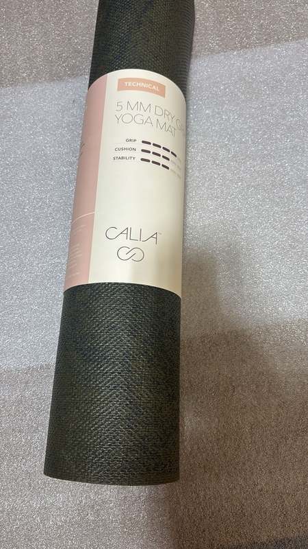 CALIA 5mm Dry Grip Yoga Mat 68" × 24" - Kidsy