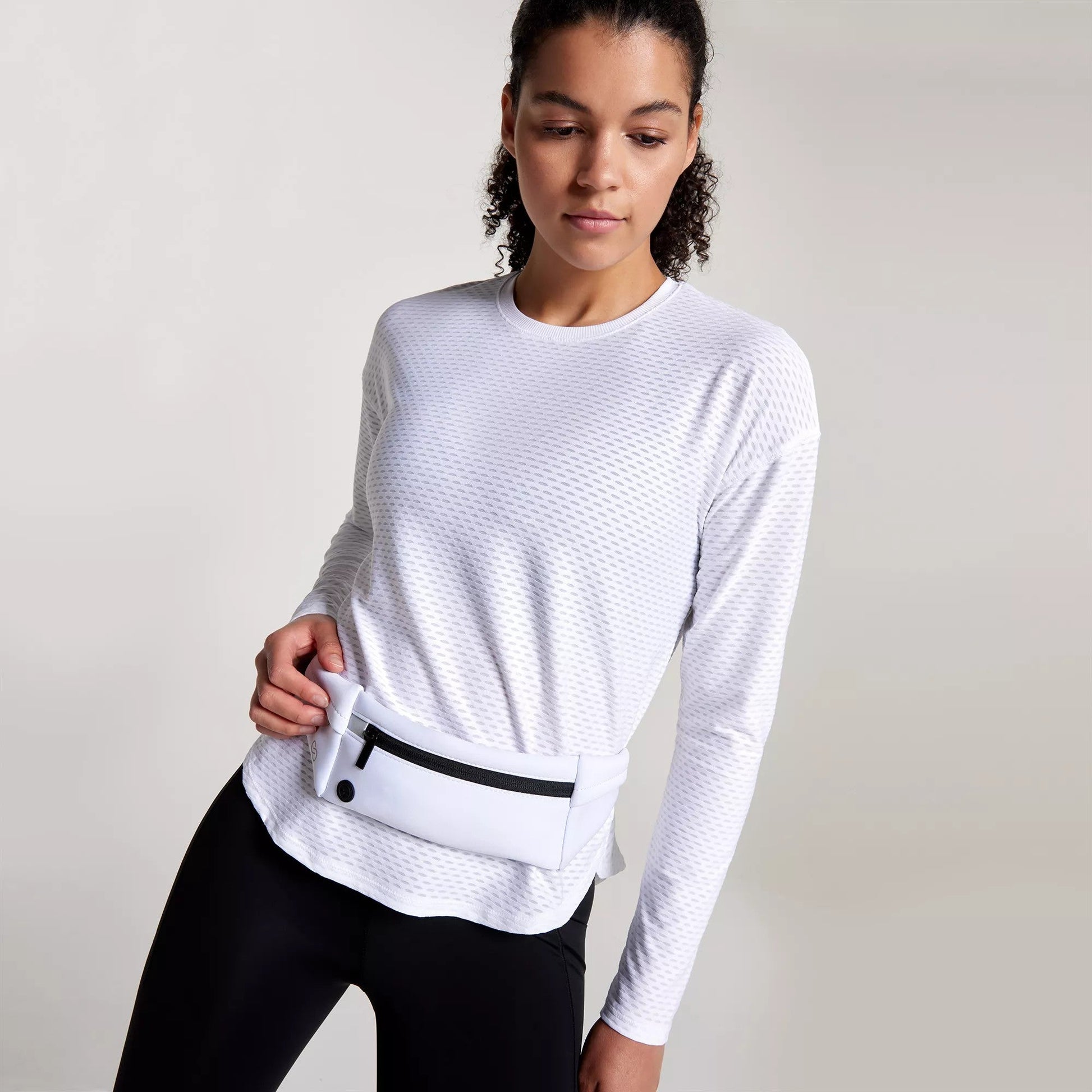 CALIA Women's Run Waist Pack (White) - Kidsy