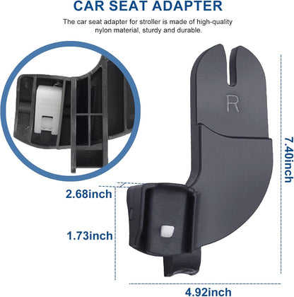 Car Seat Adapter for Stroller Compatible with Baby Jogger City Select, City Select 2, or City Select LUX Stroller Accessories Car Seat Adapter for Stroller (Black) - Kidsy