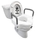 Carex E - Z Lock Raised Toilet Seat with Handles (White) - Kidsy