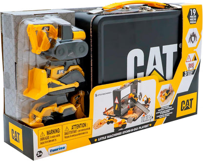 CAT Store N Go Multi - Level Construction Playset with Vehicles - Kidsy