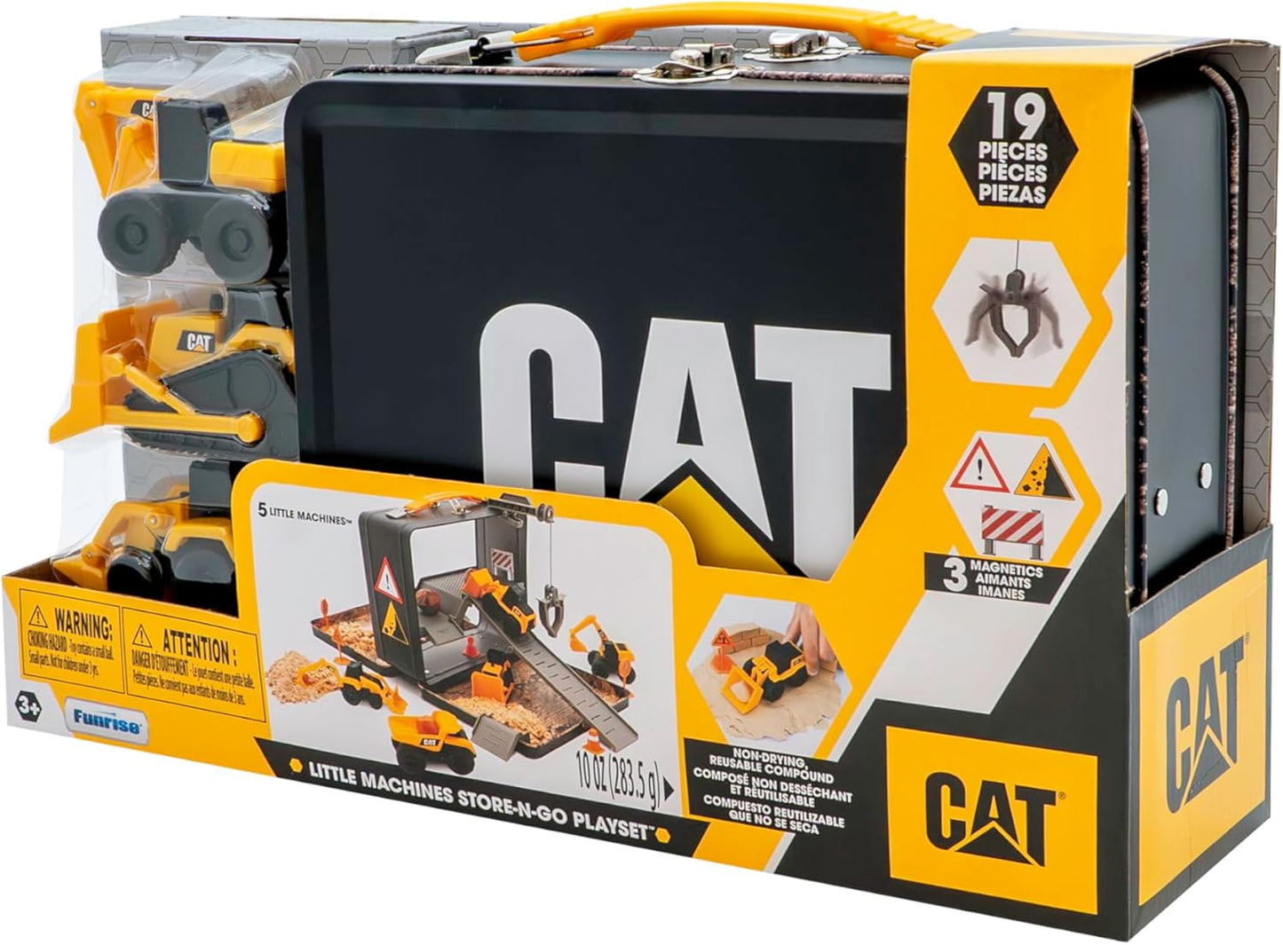 CAT Store N Go Multi - Level Construction Playset with Vehicles - Kidsy