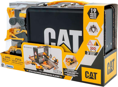 CAT Store N Go Multi - Level Construction Playset with Vehicles - Kidsy