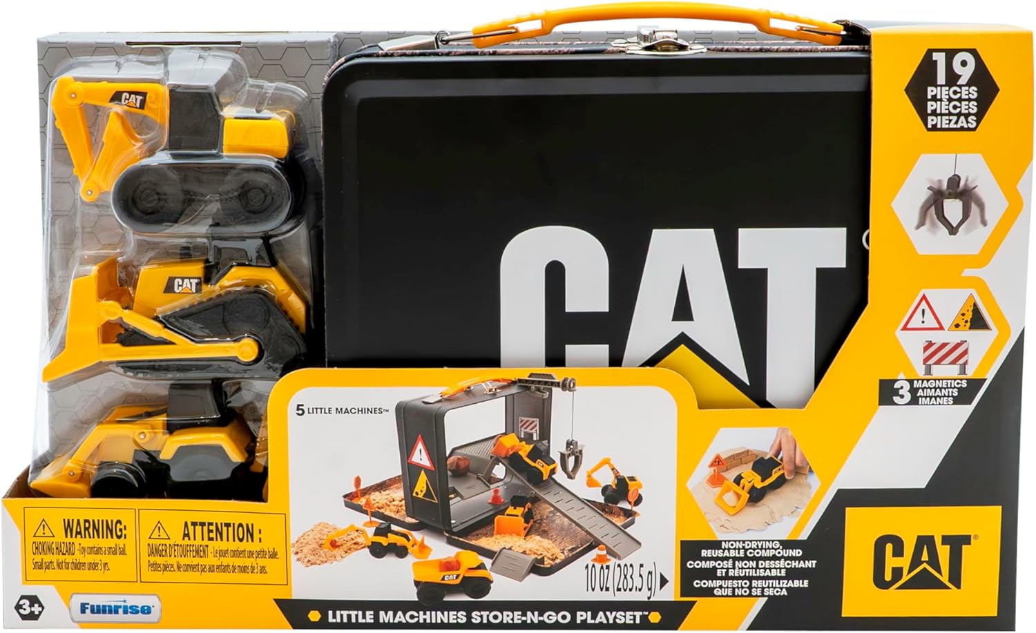 CAT Store N Go Multi - Level Construction Playset with Vehicles - Kidsy