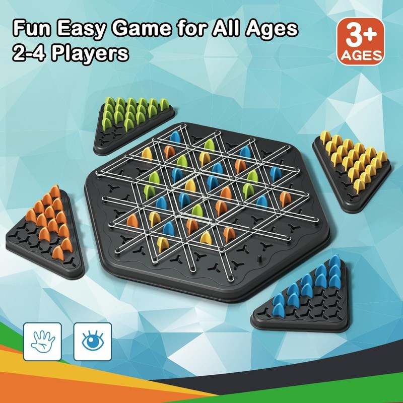 Chain Triangle Chess Game Geometric Chess Game Board Games - Kidsy