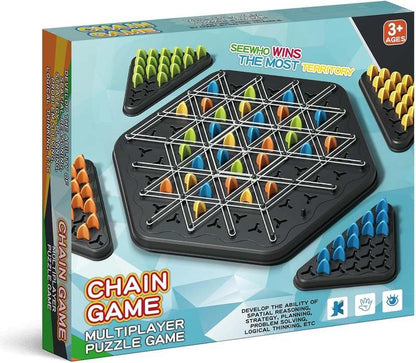 Chain Triangle Chess Game Geometric Chess Game Board Games - Kidsy