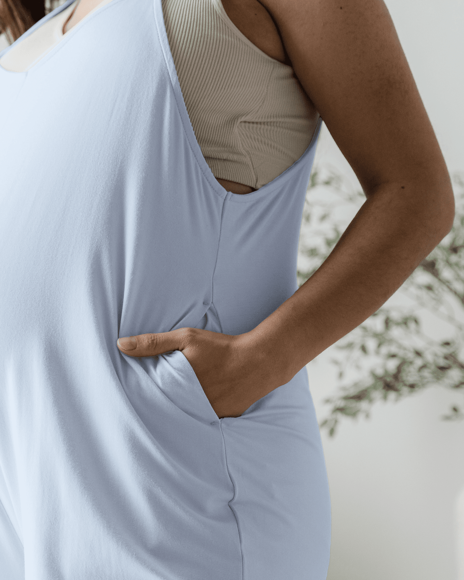 Charlie Maternity & Nursing Romper | French Blue - Kidsy