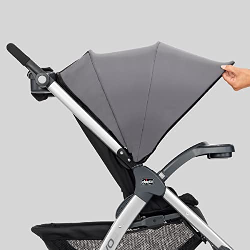 Chicco Bravo 3 - in - 1 Trio Travel System with KeyFit 30 Infant Car Seat (Camden/Black) - Kidsy