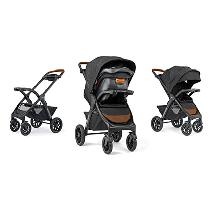 Chicco Bravo Primo Trio Travel System (Springhill/Black) - Kidsy