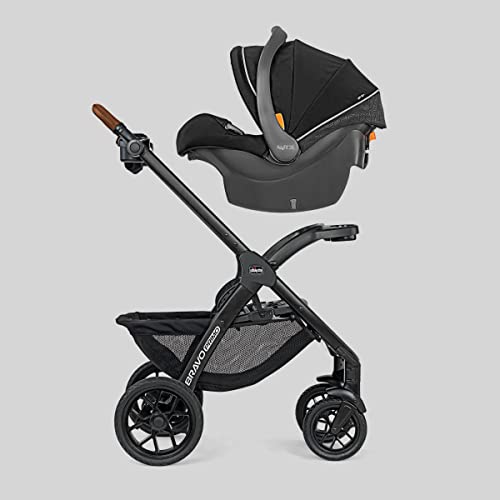 Chicco Bravo Primo Trio Travel System (Springhill/Black) - Kidsy